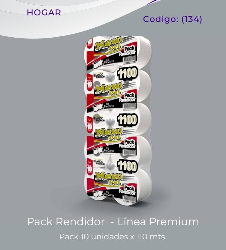 NEW PEL P/ HIGIENICO 10X110 MTS (COD 134)